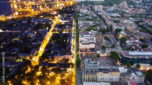 Wallpaper Mural Aerial photography of Deribasovskaya street in Odessa city Torontodigital.ca