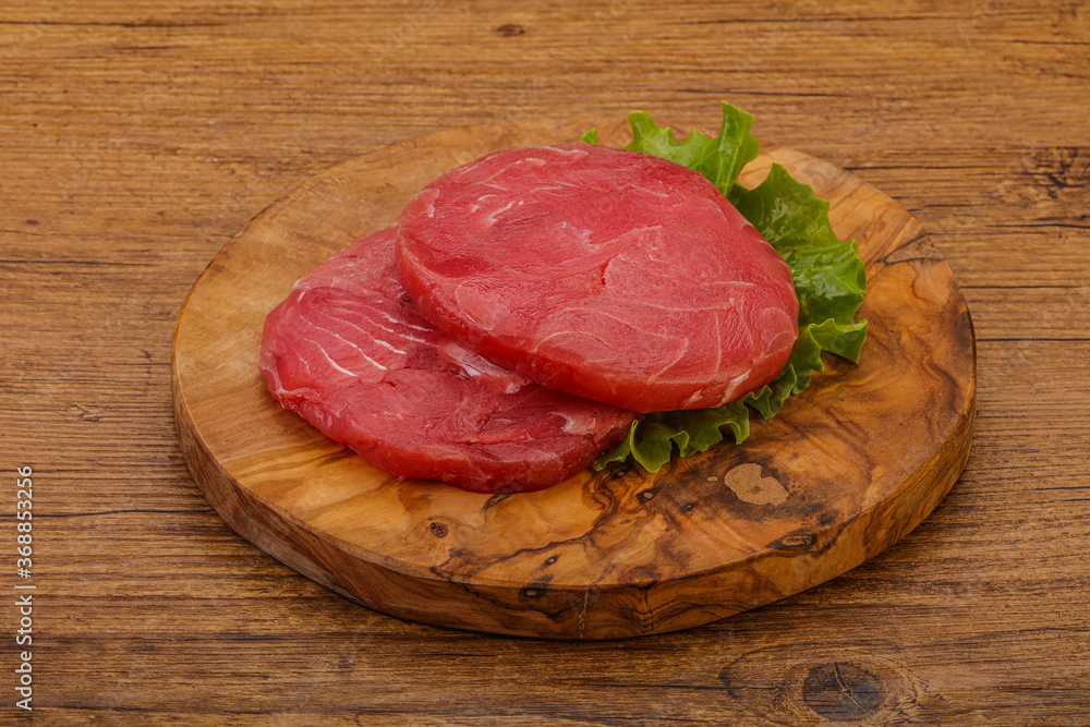 Raw tuna steak for grill Raw tuna steak for grill