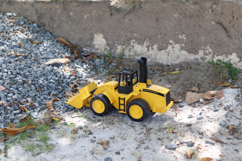 Gravel and Wheel Loader Toy 