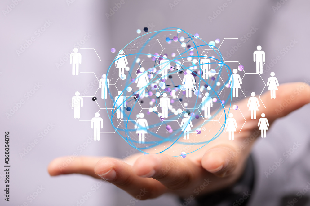 Digital Network and data concept. Digital Network and data concept.