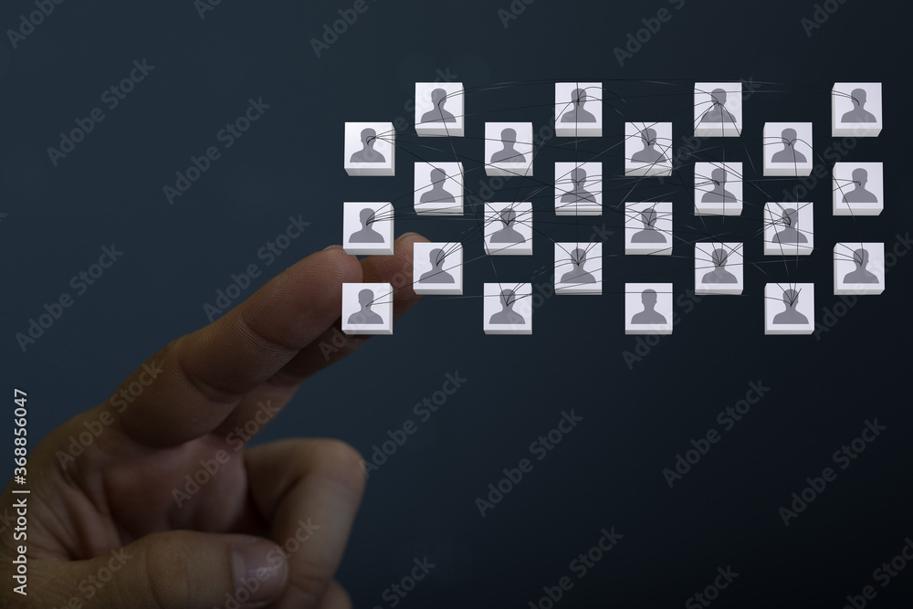 organization chart team concept networking group organization chart team concept networking group