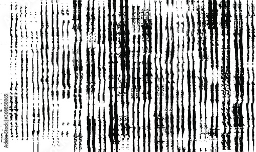 Blurry, impaired vision textured background. Monochrome texture composed of irregular graphic elements. Distressed uneven grunge backdrop. Abstract vector illustration. Isolated on white. EPS10
