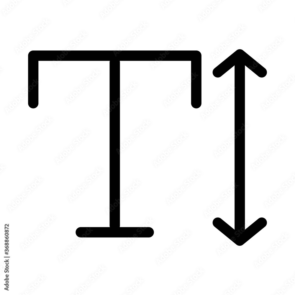 Edit text size icon in flat design style. Text editor font size adjustment sign. Edit text size icon in flat design style. Text editor font size adjustment sign.