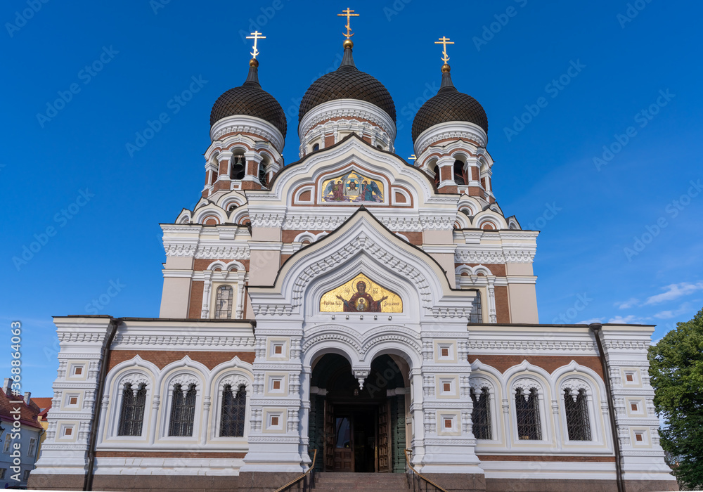 Alexander Nevsky Cathedral, Tallinn the capital, primate and the most populous city of Estonia. Located in the northern part of the country, on the shore of the Gulf of Finland of the Baltic Sea