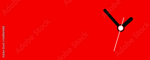 vector illustration of a red spoon