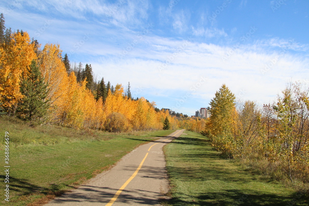 Autumn On The Trail, Government House Park, Edmonton, Alberta