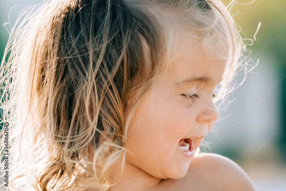 Toddler girl portrait
