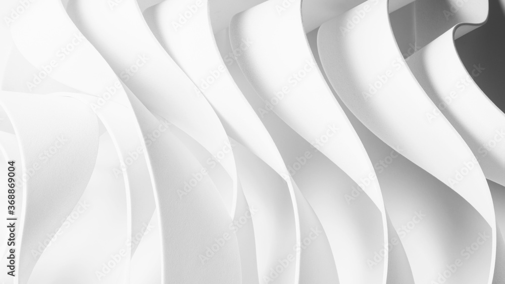 Curved elements, abstract architecture Curved elements, abstract architecture