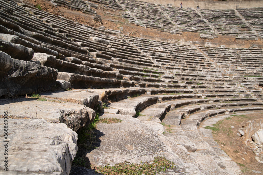 the theater of nysa on the meander ancient city