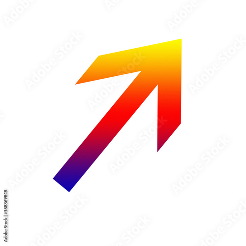 Free Download Rainbow arrow - GFXLoad
