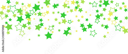 Shooting stars confetti. Multi-colored stars. Holiday background. Abstract texture on a white background. Design element. Vector illustration, EPS 10.