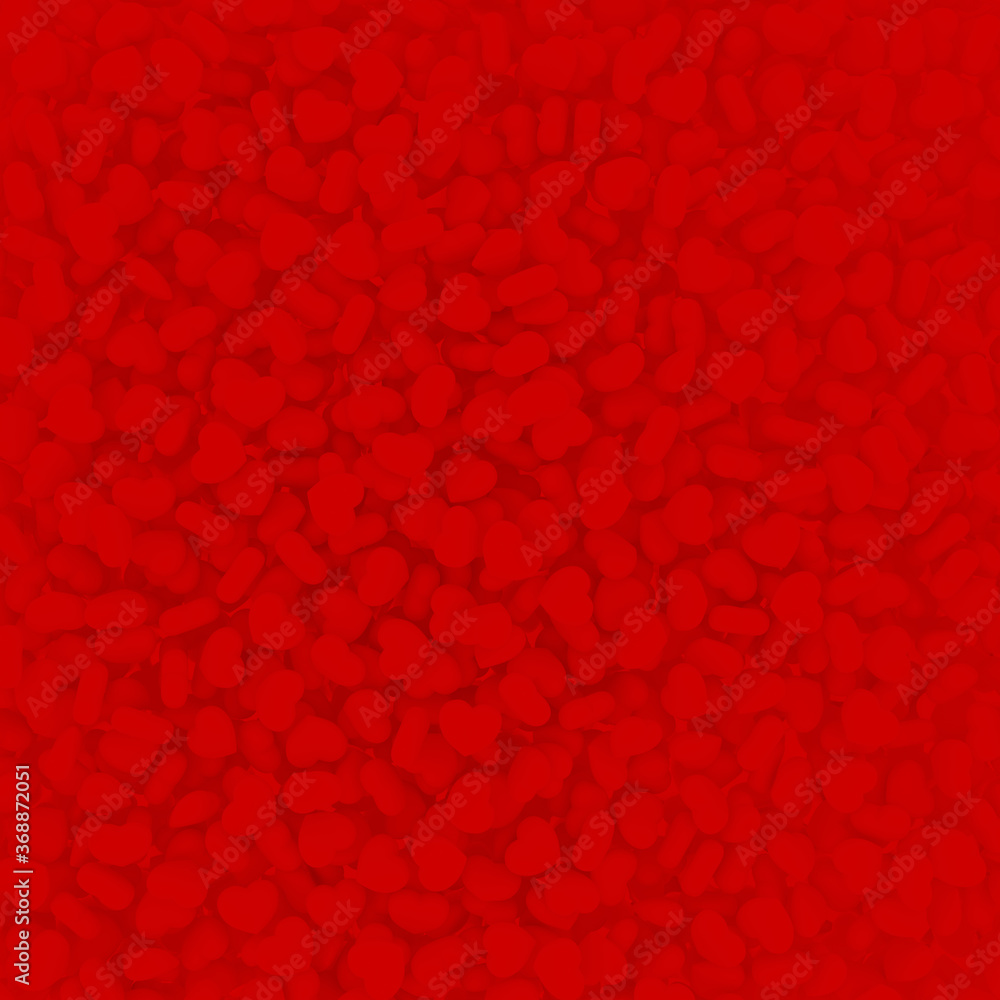 Red hearts background Red hearts background