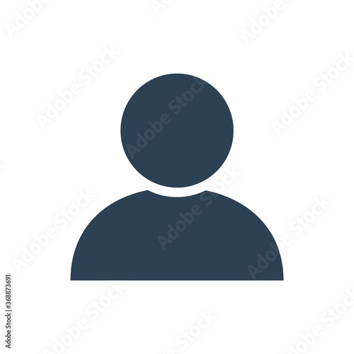 User profile line icon. Web avatar, employee symbol
