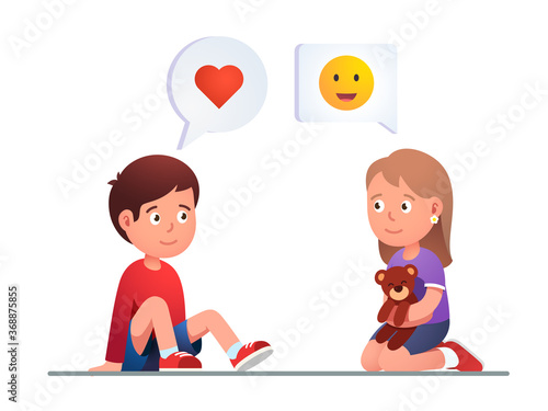 Boy fall in love with a girl at first sight