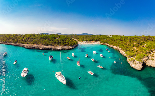 Fototapeta Naklejka Na Ścianę i Meble -  Cala Mondrago, Parque Natural de Mondrago. Santanyi. Malorca. Spain