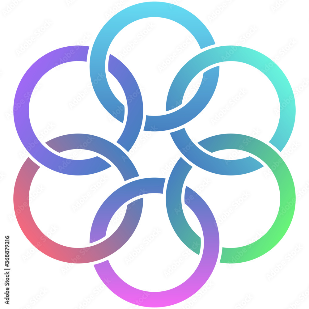 Colorful Celtic knot Colorful Celtic knot