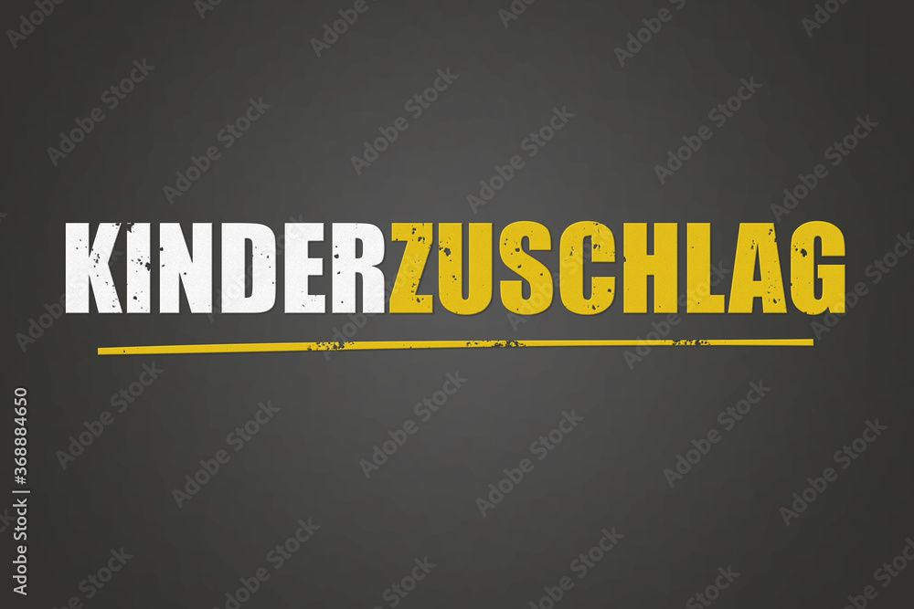 Obraz premium Kinderzuschlag