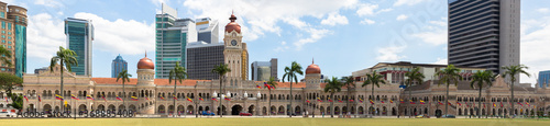 The skyline and buildings surrounding Merdeka Square (Independence square), Kuala Lumpur, Malaysia