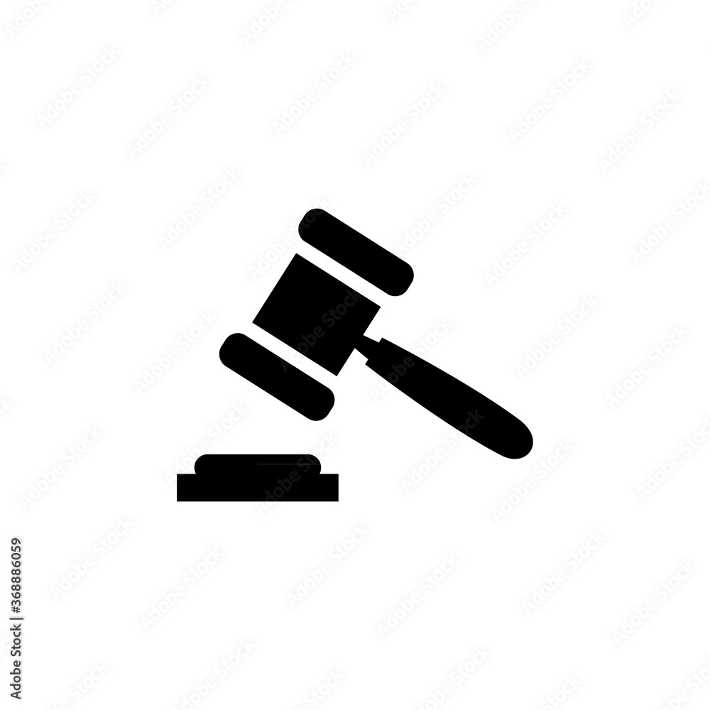 Gavel icon for website computer and mobile Gavel icon for website computer and mobile