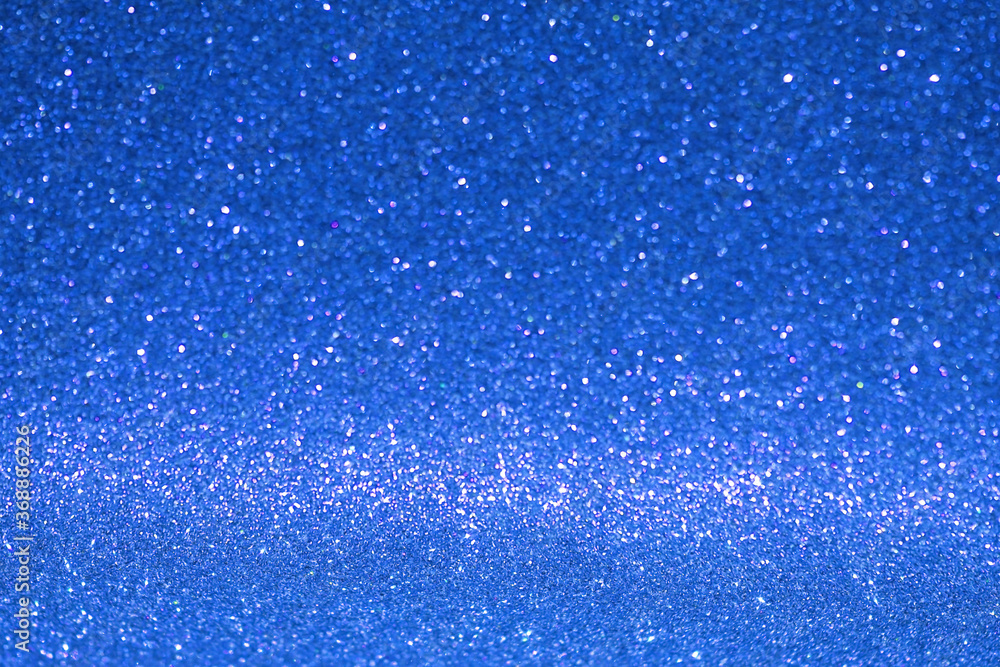 Obraz premium Blue glitter texture christmas abstract background