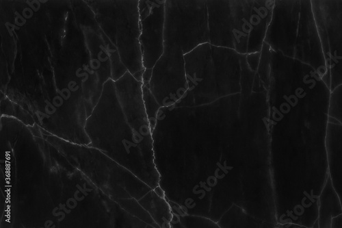 Black marble natural pattern for background, abstract natural marble black and white