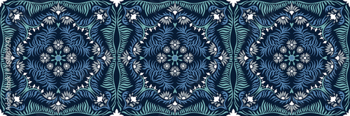 Bandana print. Women's shawl with floral pattern. Mediterranean wallpaper. Portuguese tile azulejo. Turkish ornament. Spanish porcelain. Ceramic dishes. 