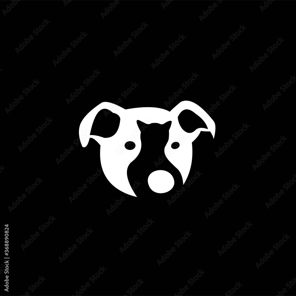Dog and Cat Logo design element Vector Image Dog and Cat Logo design element Vector Image
