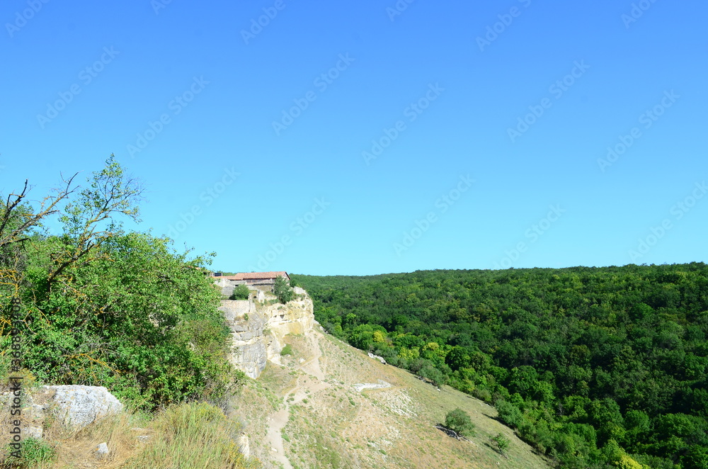 Fototapeta premium castle in the mountains
