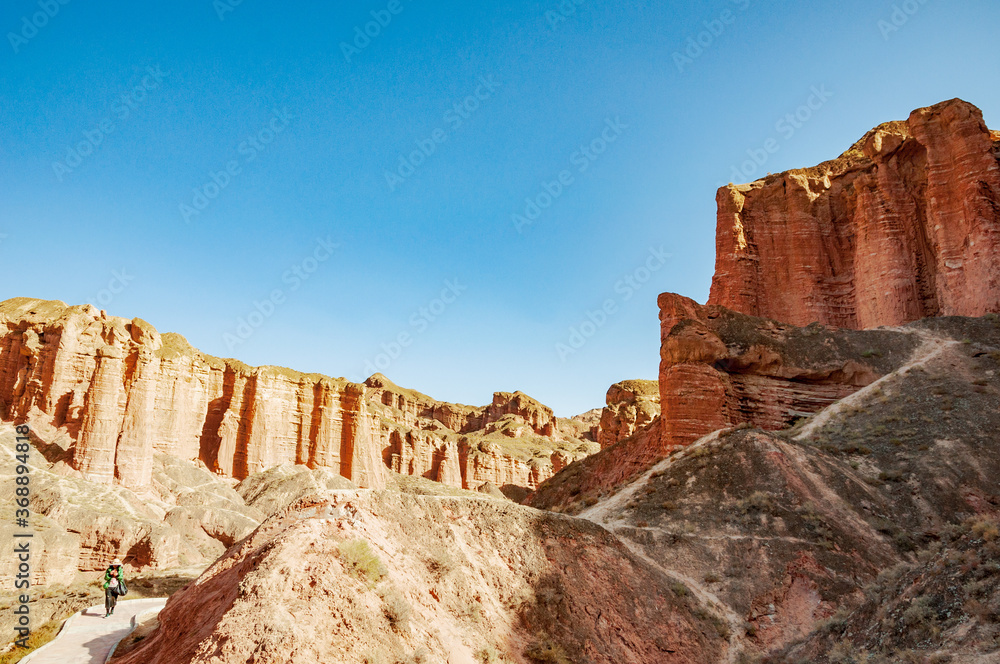 Danxia Scenic Area, Zhangye Binggou, Gansu, China