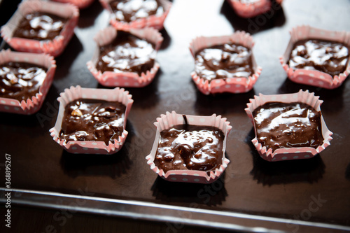 brownies with chocolate chunks