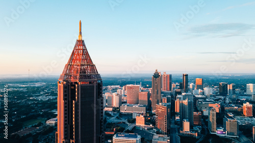 Atlanta Georgia Skyline at Sunset