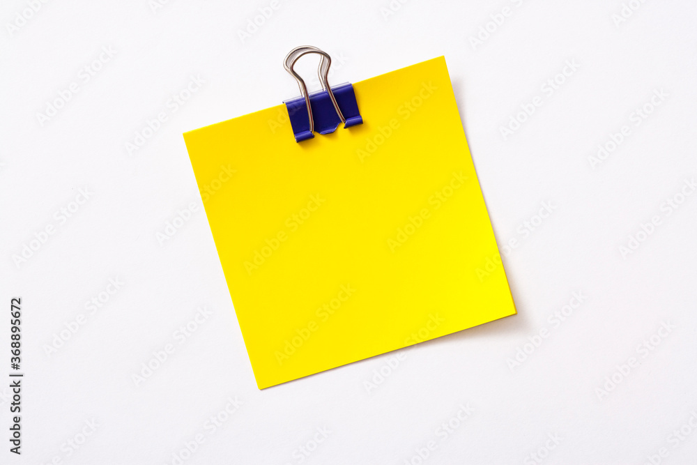 note paper and clip isolated on white background
note paper and clip isolated on white background
