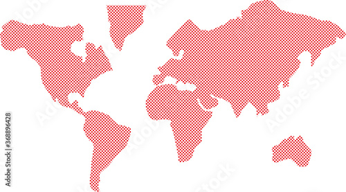 世界地図アイコンイラスト