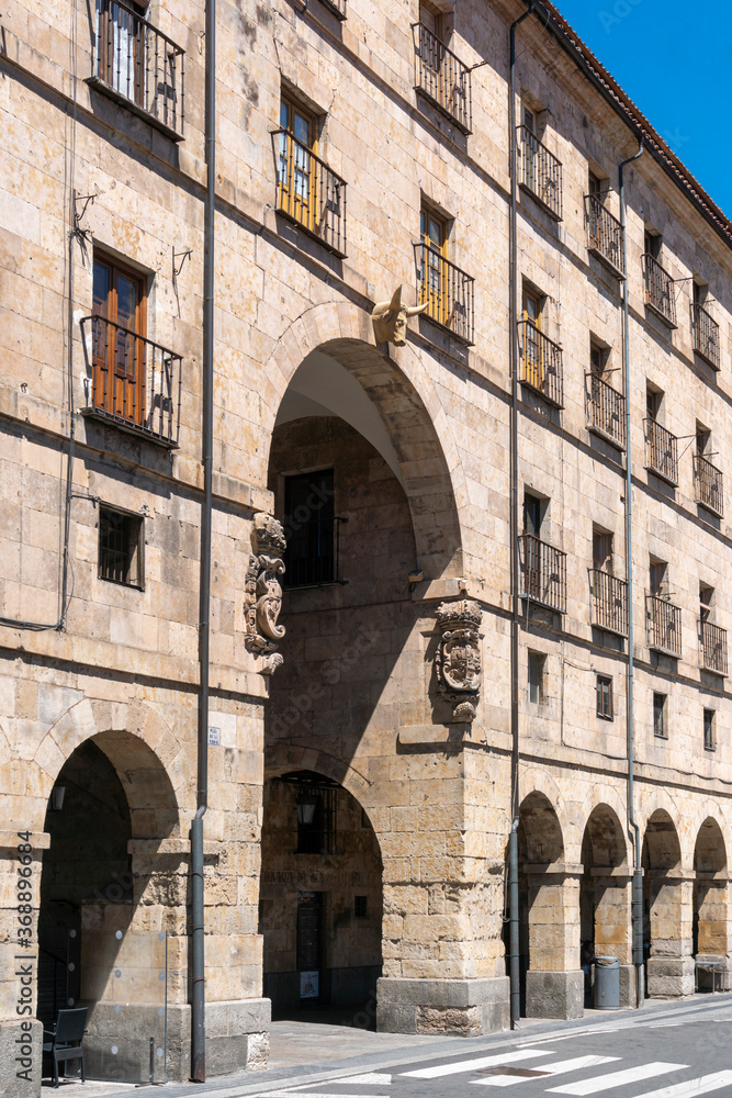Arches and Wall in Salamanca, Spain