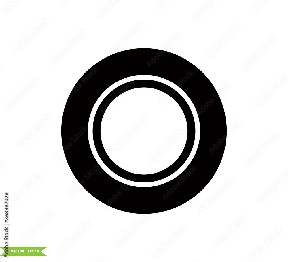 Tire icon vector logo design template Tire icon vector logo design template