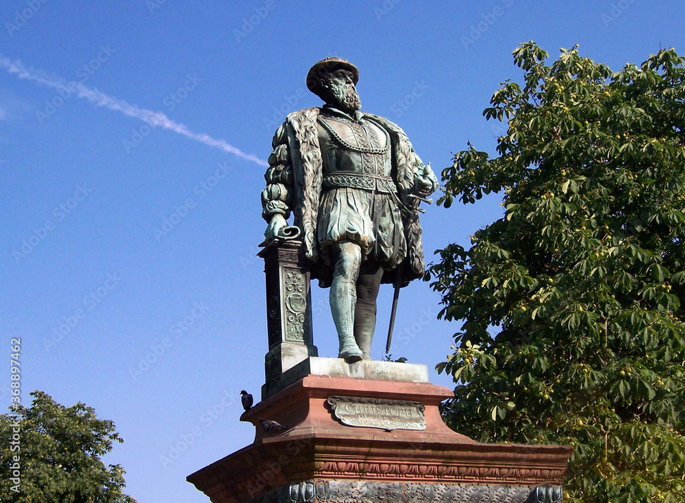 Stuttgart Christoph Herzog Statue Stuttgart Christoph Herzog Statue