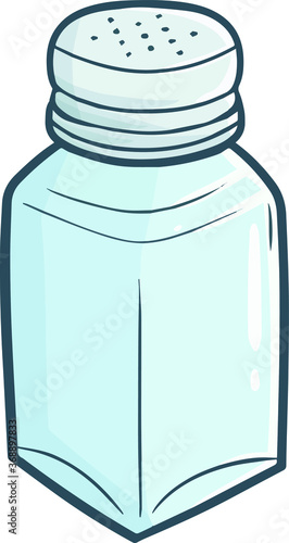 Funny and cute rounded box saltshaker for your kitceh supplies