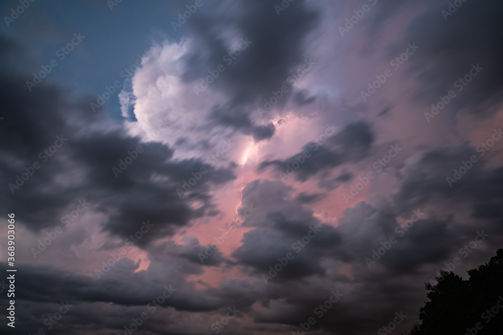 Obraz premium Deep Run Park Storm