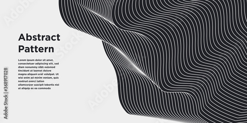 Black and White Abstract Background