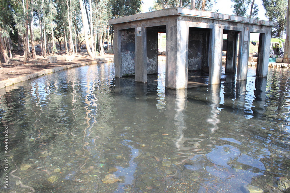 Ein Jezreel is an underground replica spring that springs at the foot of the biblical city of Jezreel, near Gilboa. The spring is called in Arabic an immortal eye which means the dead spring Ein Jezreel is an underground replica spring that springs at the foot of the biblical city of Jezreel, near Gilboa. The spring is called in Arabic an immortal eye which means the dead spring