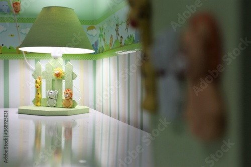 Fotografie tema safari quarto infantil