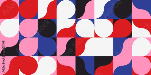 Circular Abstract Vector Pattern Design