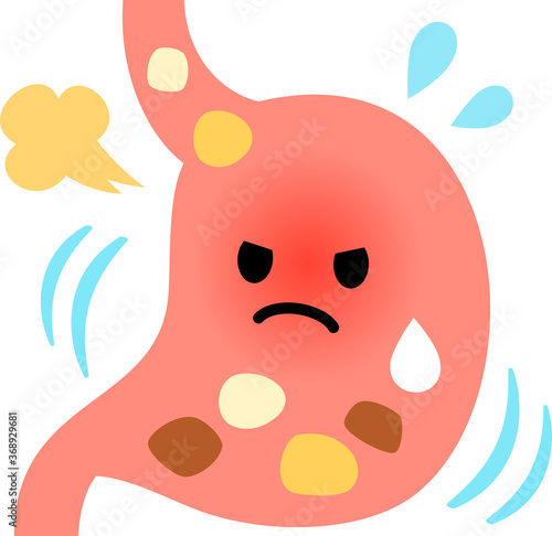 働きすぎの胃のキャラクター