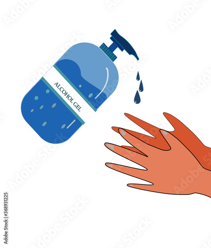 Washington your hand.Hand and alkohol Joel.