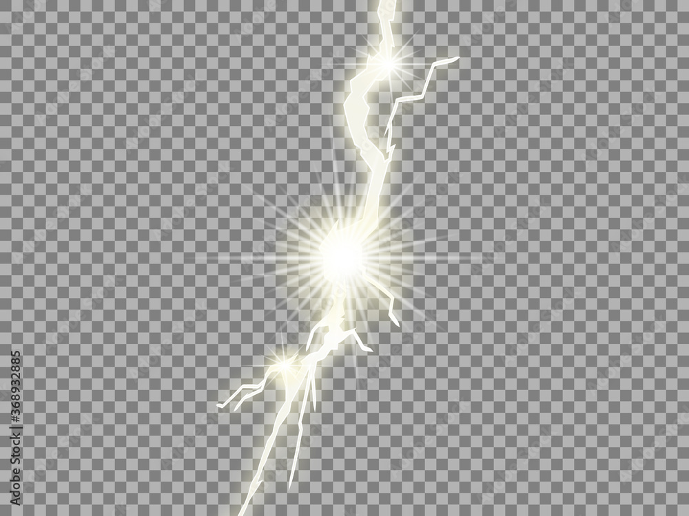 決裂や衝突をイメージしたイナズマ2 Stock ベクター Adobe Stock