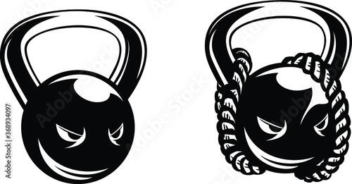 Monster Kettlebell  Cartoon Character Design