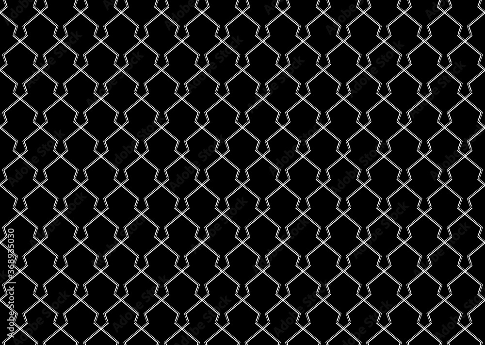 The geometric pattern with lines. Seamless vector background. White and black texture. Graphic modern pattern. Simple lattice graphic design