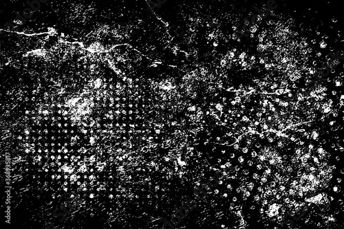 Dirty grunge background. The monochrome texture is old. Vintage worn pattern. The surface is covered with scratches