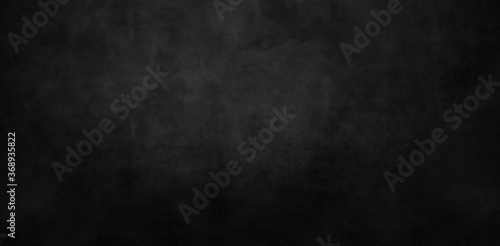 black background with grunge texture, old vintage chalkboard mock up, dark background wall with gray textured design