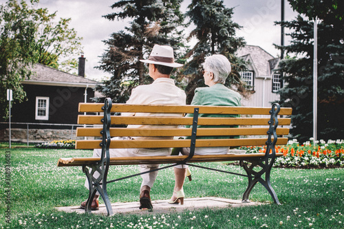 people on the bench